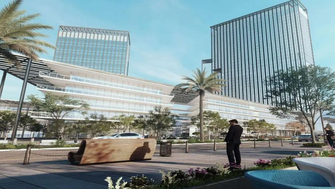 Finished office next to Arkan Plaza in Arkan PAlm