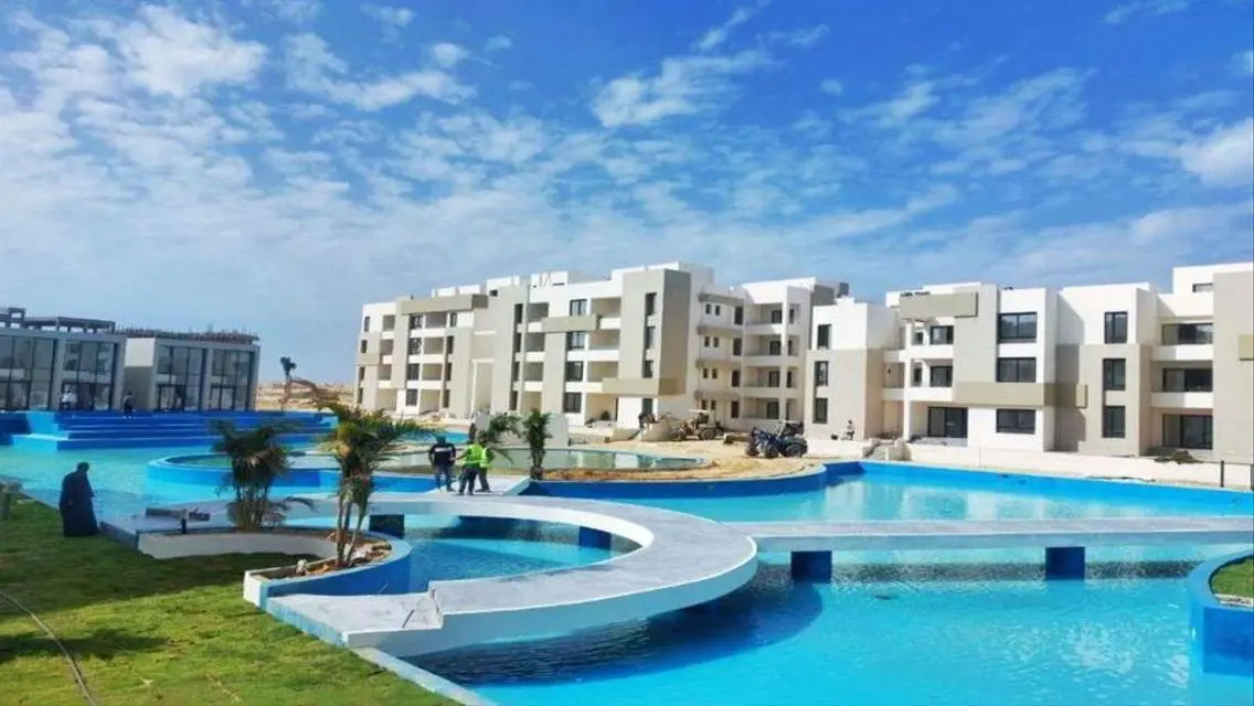 chalet resale in zahra north coast with garden