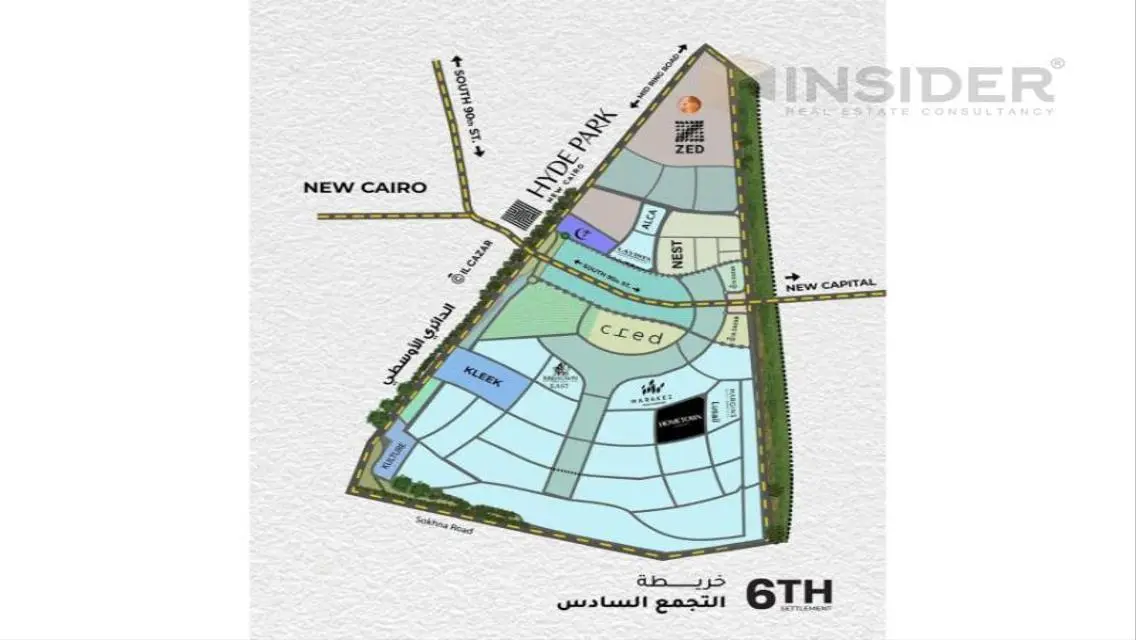 Apartment for sale in 6th Settlement , New Cairo