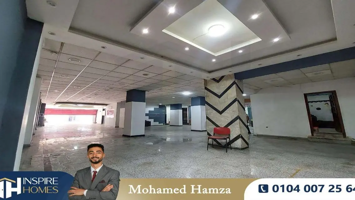 محل تجاري للإيجار 370م الإبراهيمية (أبوقير مباشر)
