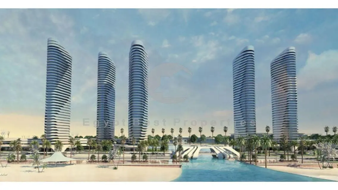 Apartment finished for sale in Al Alamein Towers