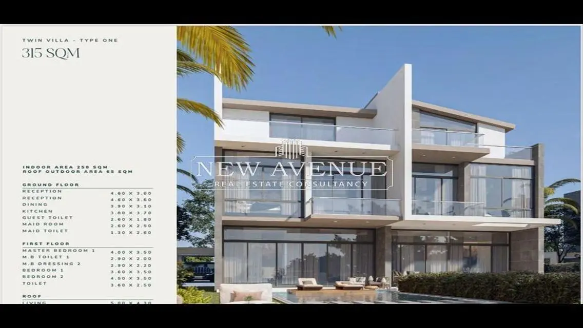 Twin house Overlooking the club in Horizon Sa’ada