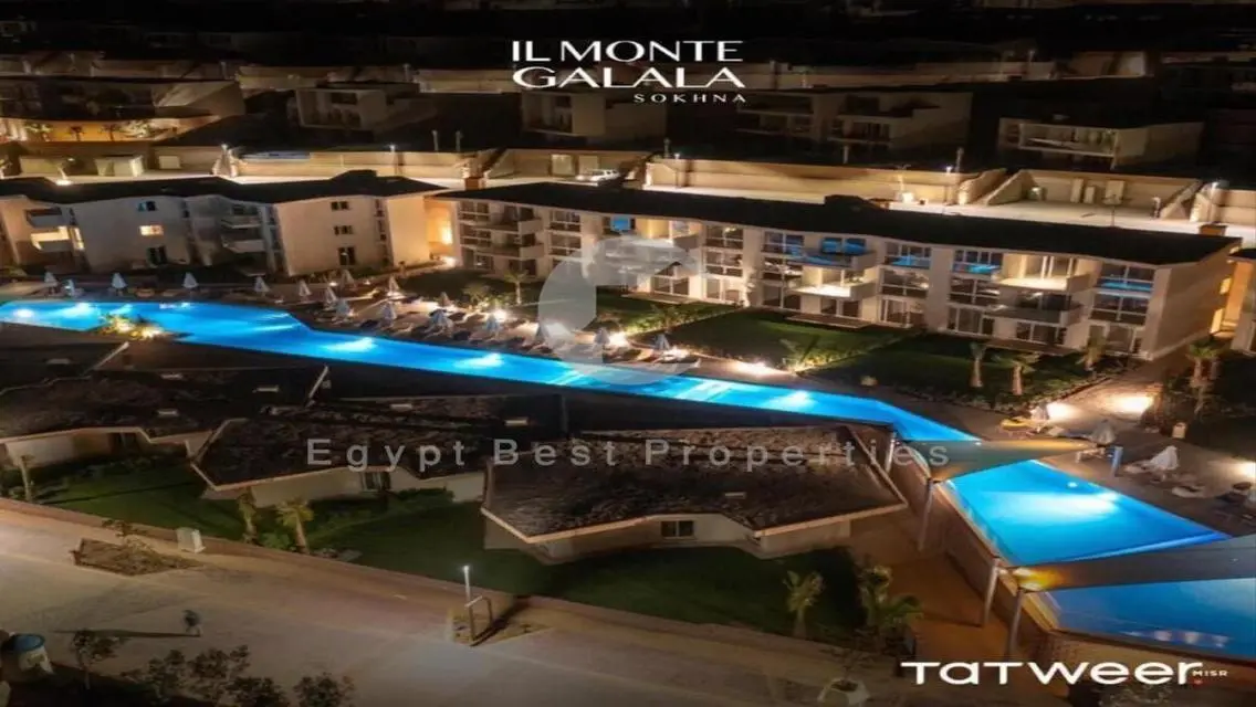 شاليه 3 غرف مميز للبيع في العين السخنه خصم 40%
