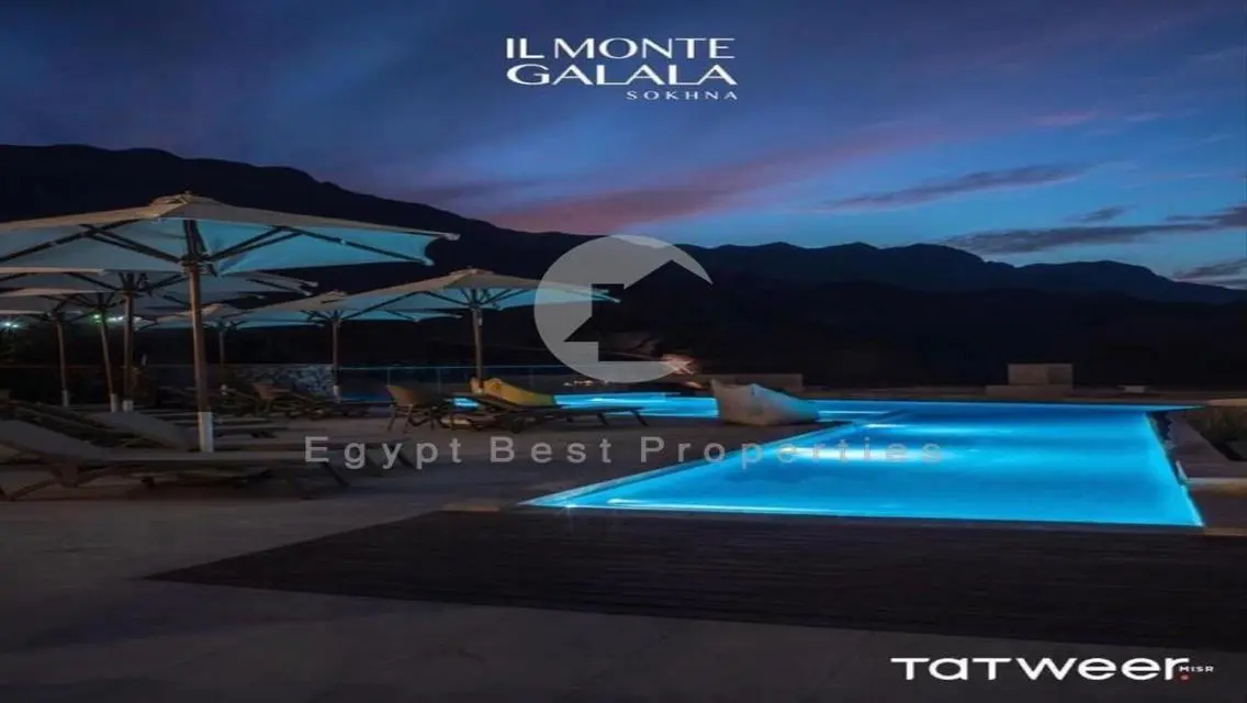 شاليه 3 غرف مميز للبيع في العين السخنه خصم 40%