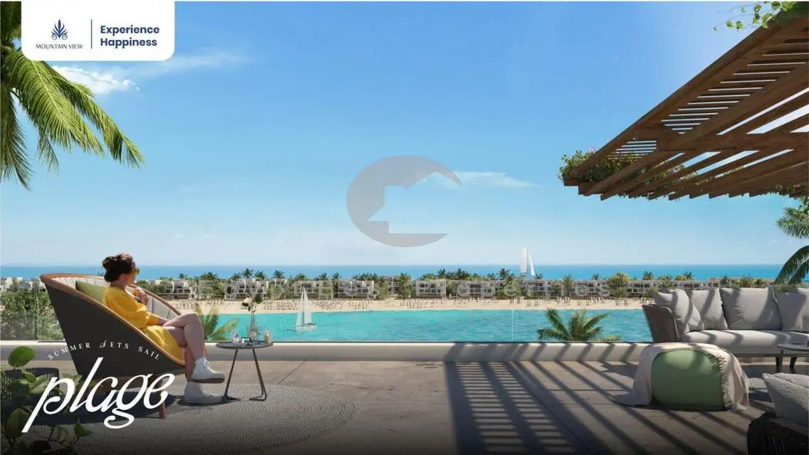 ماوتين فيو/ شاليه روف/مطلة للاجون/ 0% مقدم /12 سنة