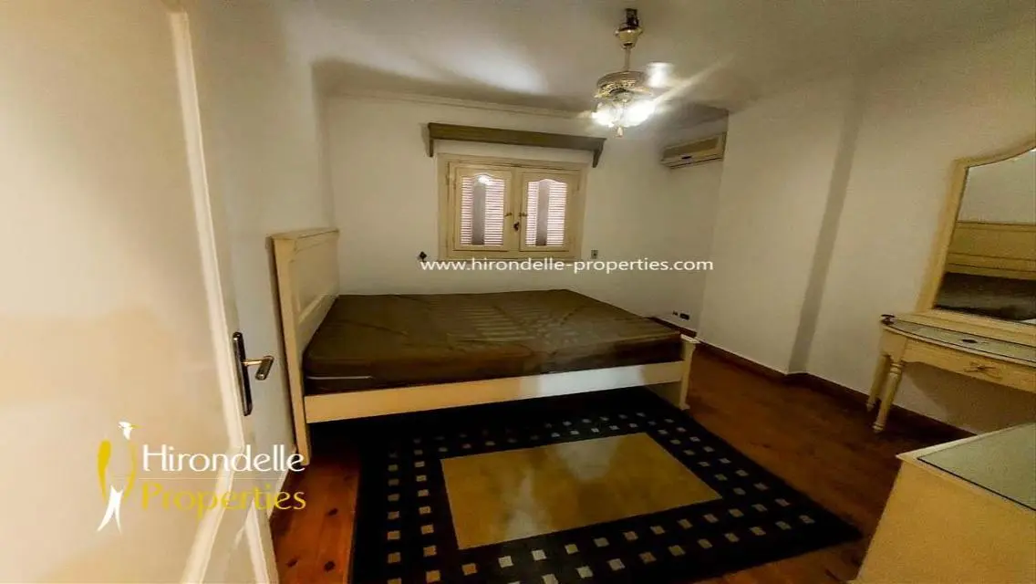 شقة واسعة للايجار بالمعادي دجلة