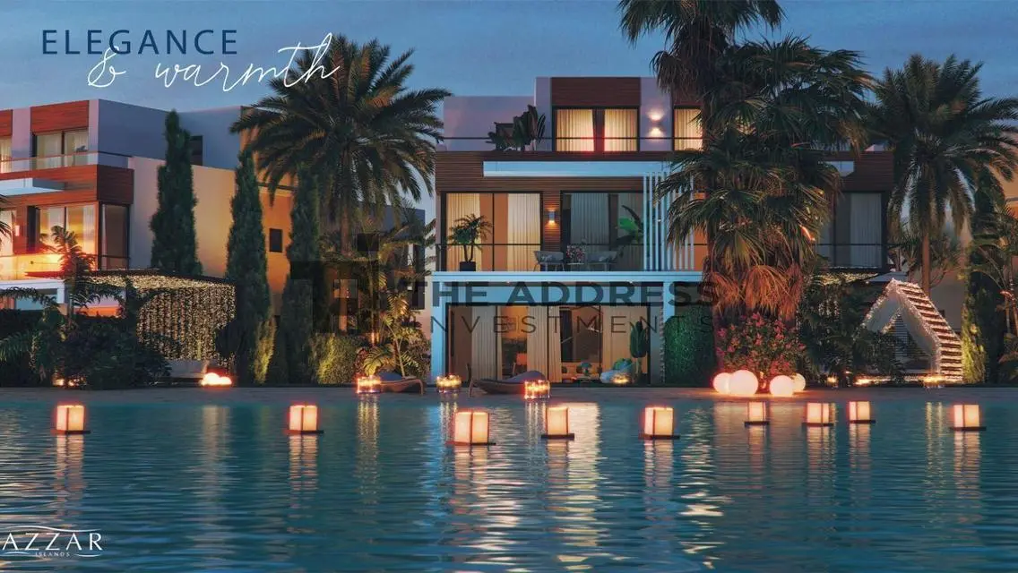 Townhouse +private pool over lagoon,Azzar Island