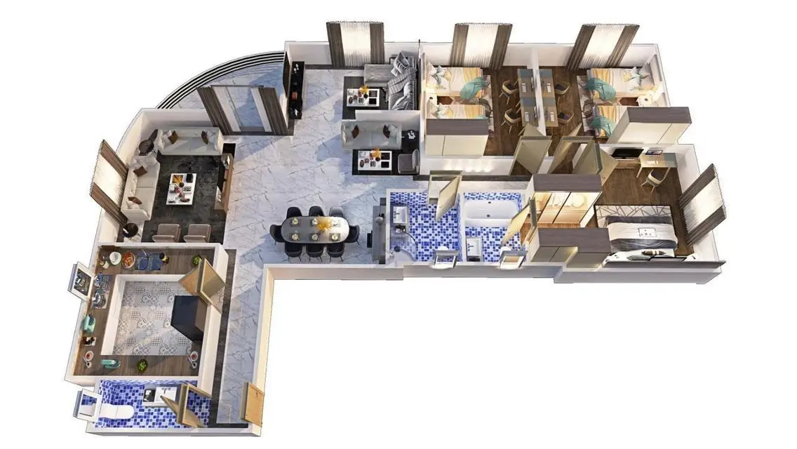 Whole building for sale in the Fifth Settlement