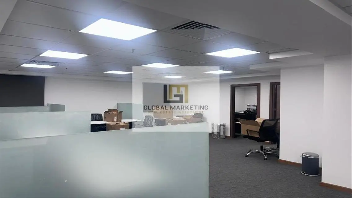 Office 500m finished and furnished for rent  90st