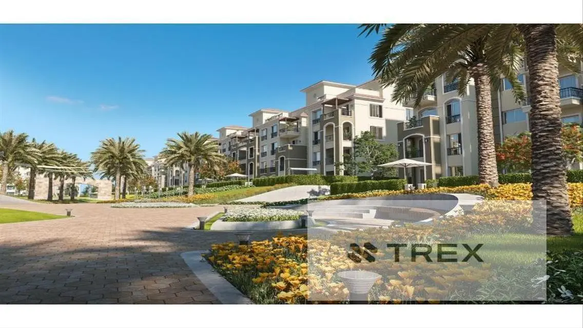 Apartment in a garden in Stone Residence New Cairo