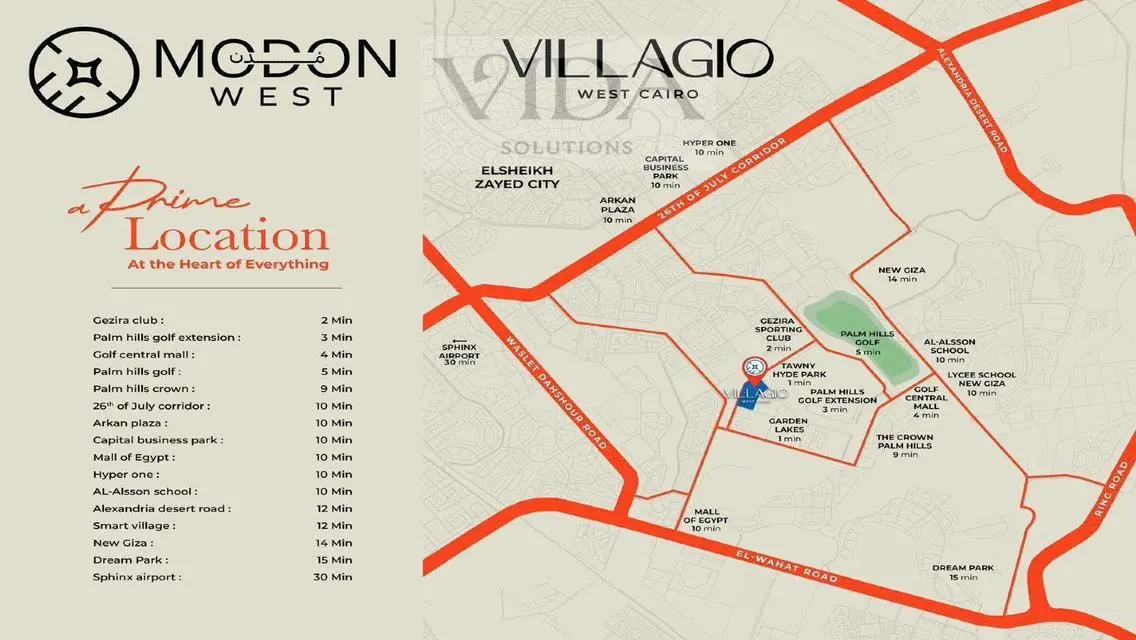 Apartment in Villago Compound with 5% down payment