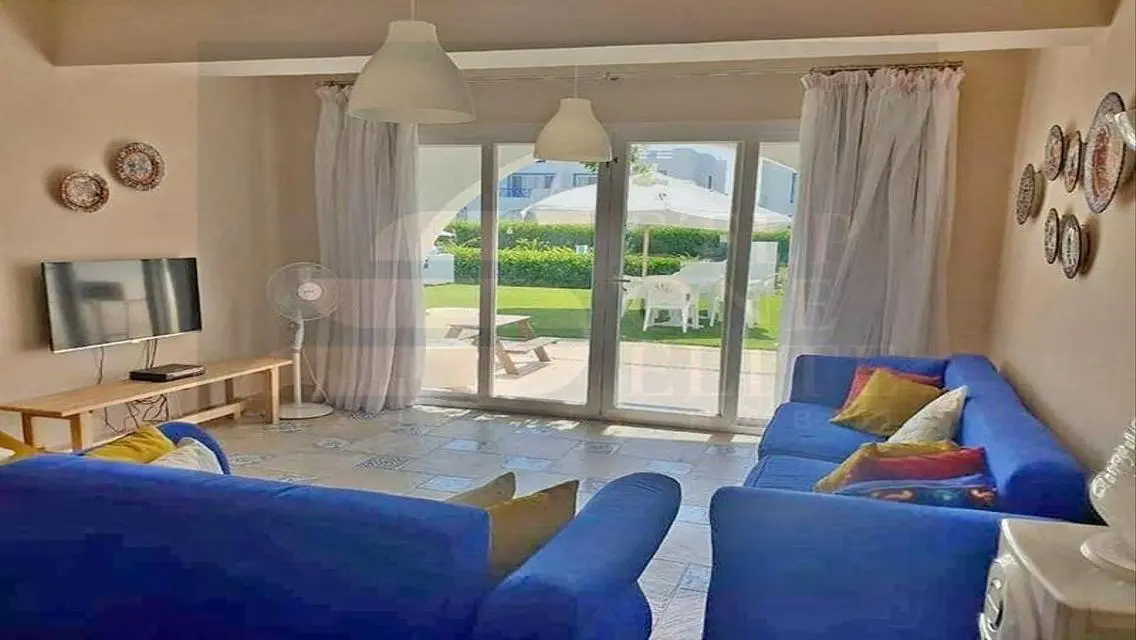 Chalet for sale, double view, finished in ElSokhna