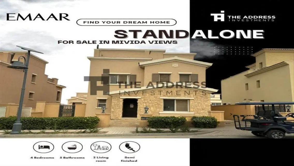 Villa 356m under market price at Mivida New Cairo.