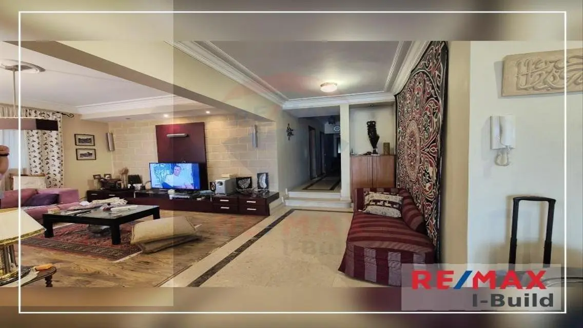 شقة تشطيب فاخر شارع حسن المأمون امام النادي الأهلي
