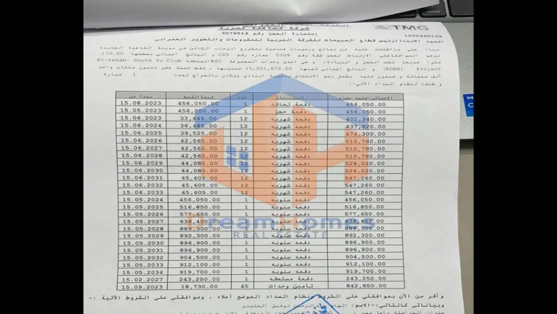 شقة لقطة بتشطيب فندقي بمشروع ايدين الرحاب
