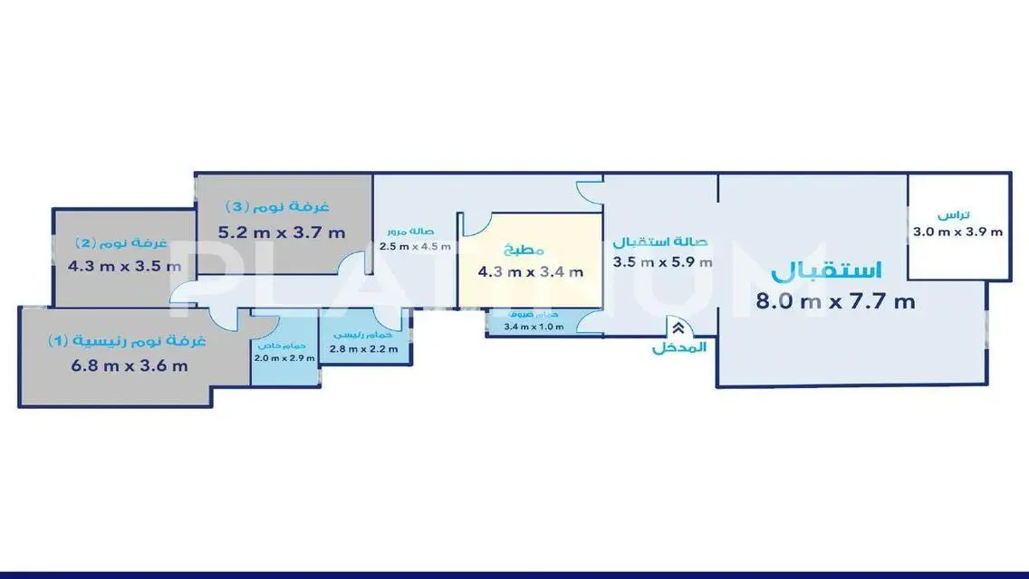 Licensed apartment for sale, 235 sqm, Sporting, Ab