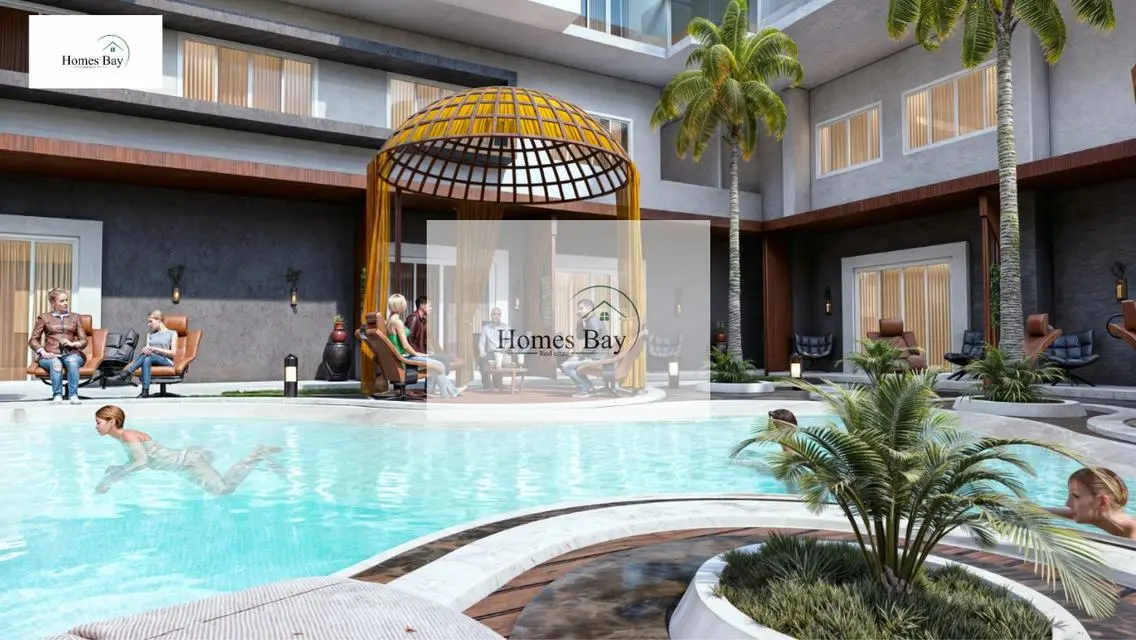 Charming Apartment with Stunning Garden Pool View