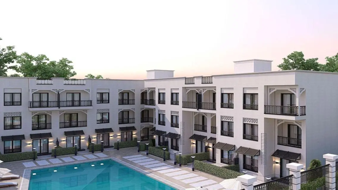 Studio with Private Garden in Almaza Suites