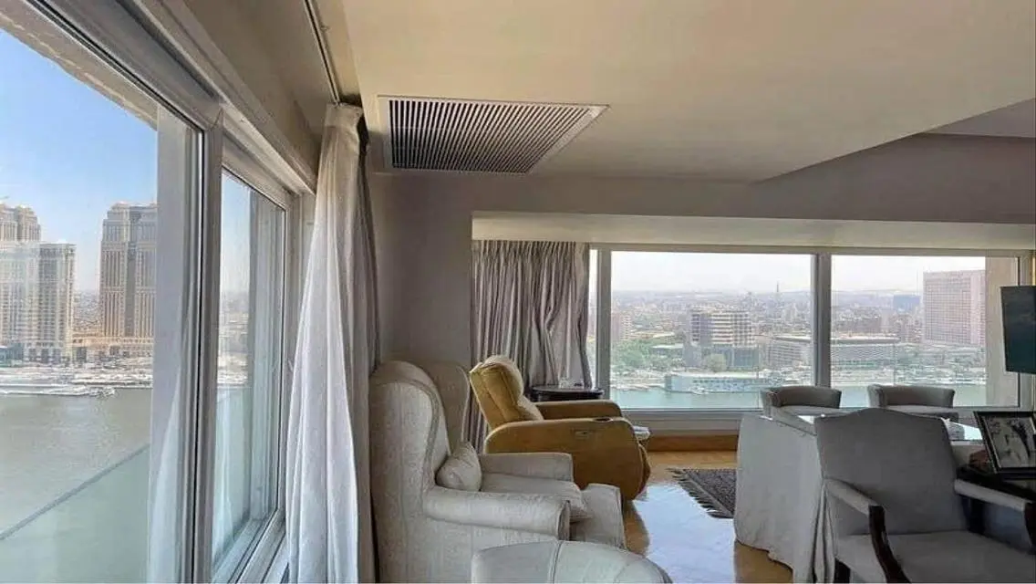 صف اول ع النيل استلم فوري شقه متشطبه+ACفNILE PEARL