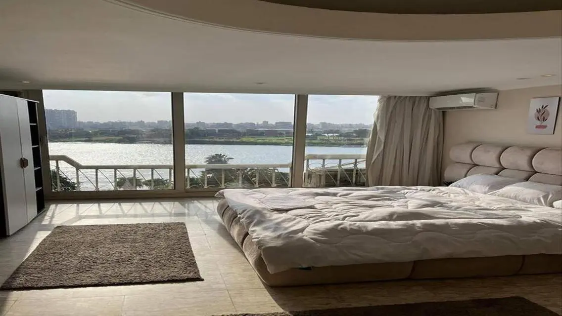 صف اول ع النيل استلم فوري شقه متشطبه+ACفNILE PEARL