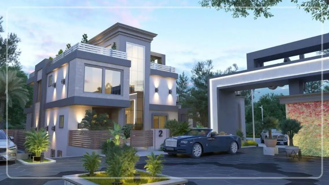 A prime villa by Hassan Allam in Mostakbal City.