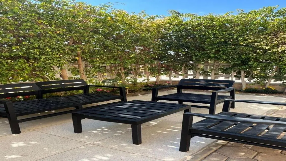 Studio for rent furnished in Rehab,Ground+garden