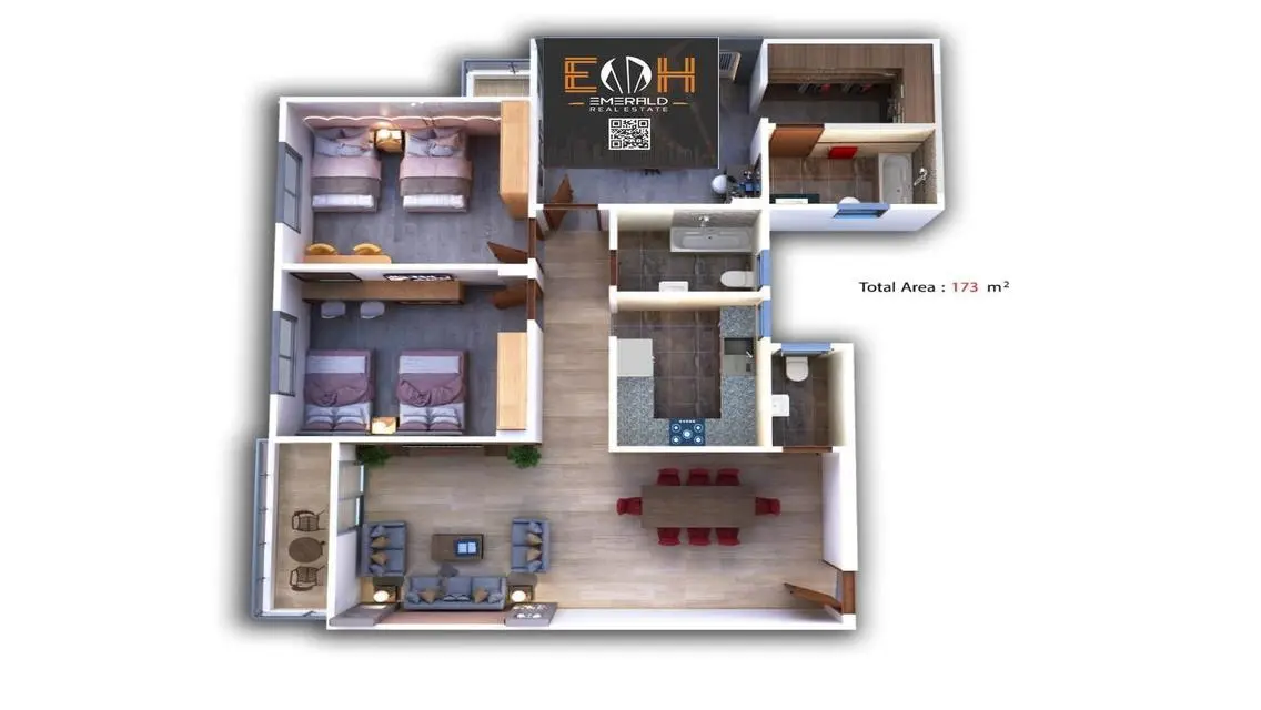 ✨Invest in a 170m² Apartment with a Modern Design