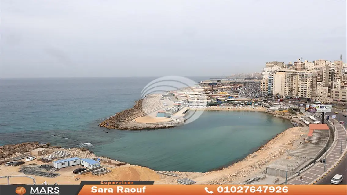 شقة للبيع 145م بمنطقة ستانلي ( بحر مباشر)