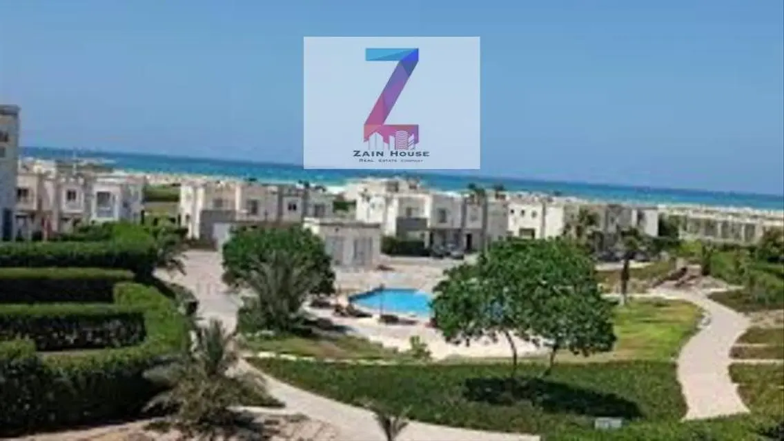 شاليه للبيع في امواج الساحل الشمالي ارضي بجاردين