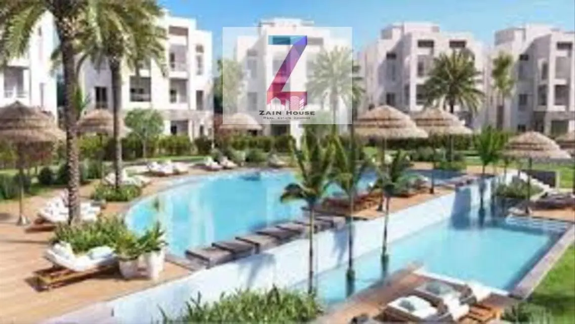شاليه للبيع في امواج الساحل الشمالي ارضي بجاردين