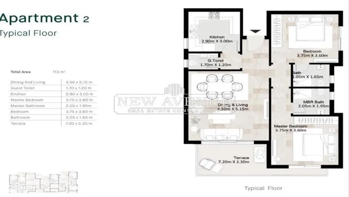 Typical Apartment for sale in Hyde park new cairo
