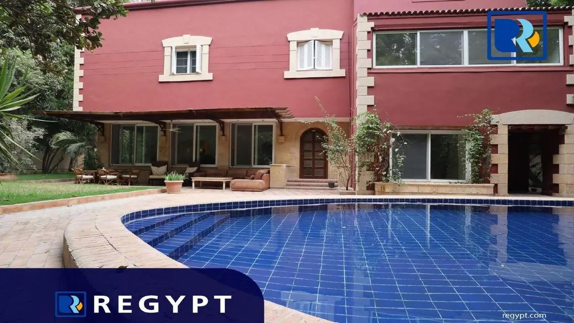 فيلا اداري  للإيجار بحمام سباحة في سرايات المعادي