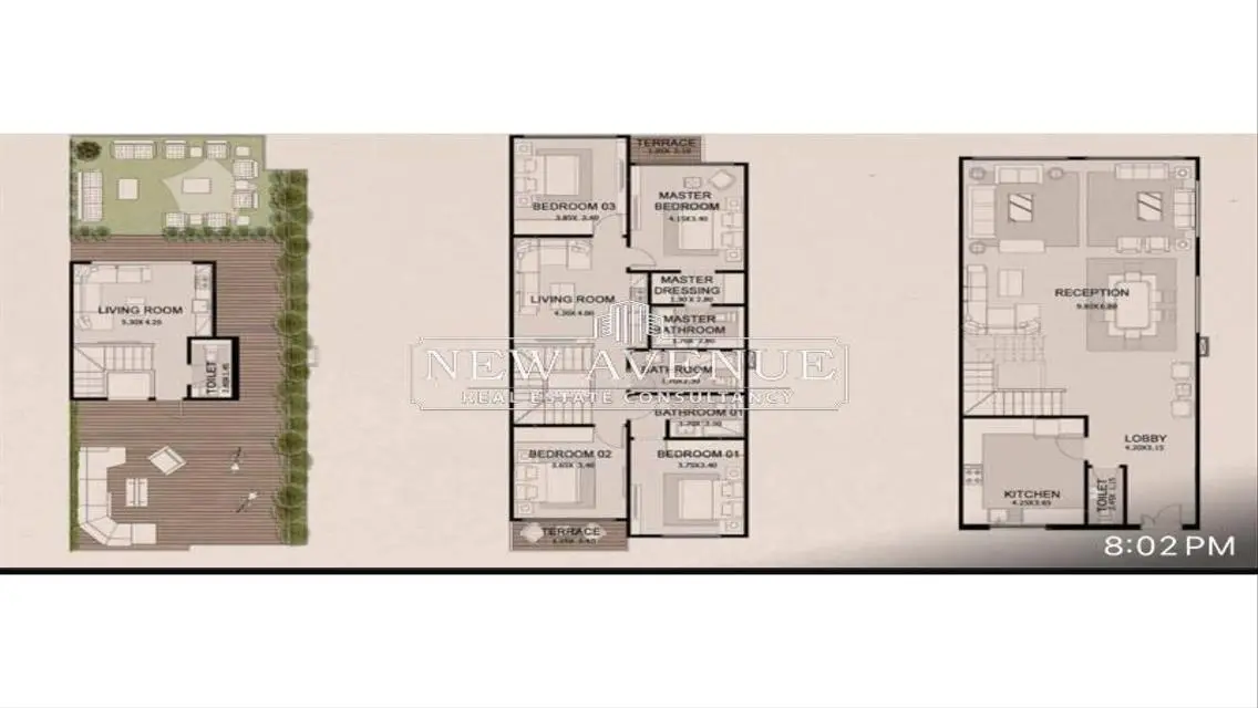 Semi finished Townhouse Corner Delivery within 6 Months