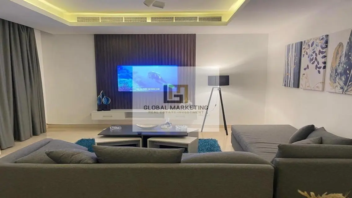 شقه للايجار بكايرو فيستيفال-ليفينج-بفرش فندقى
