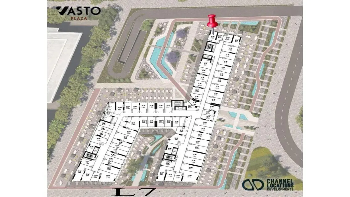 Administrative office area of ​​44m in Vasto Plaza