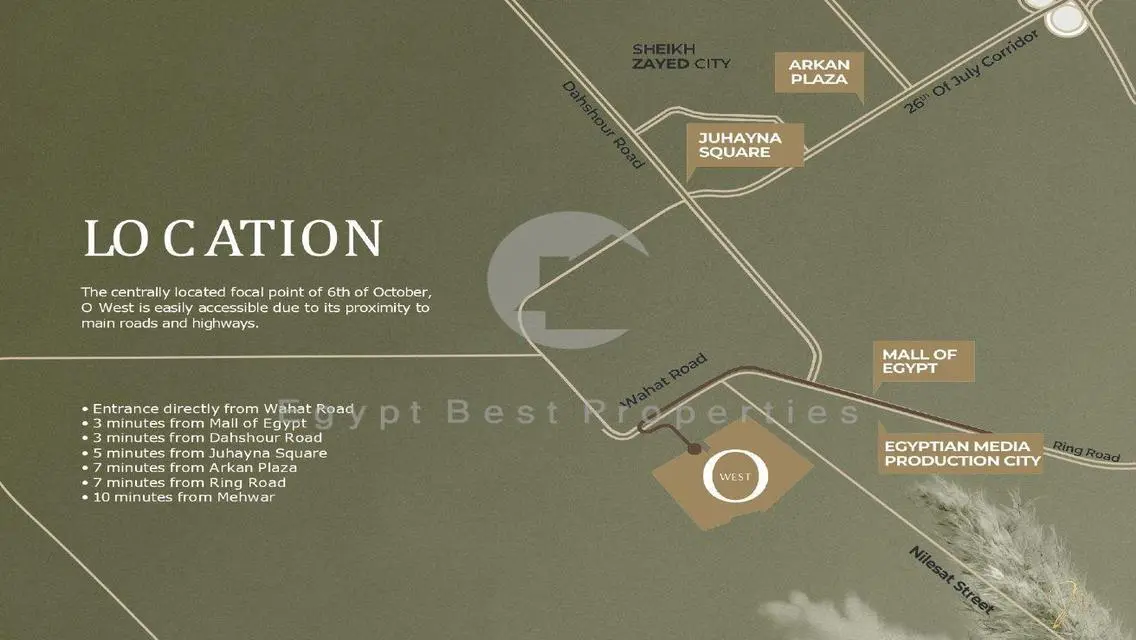 town house 206 meters for sale in o west orascom