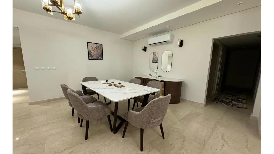 Fully furnished apartment for rent in Mivida 140 m