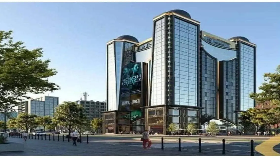 View office on the plaza and the eastern axis