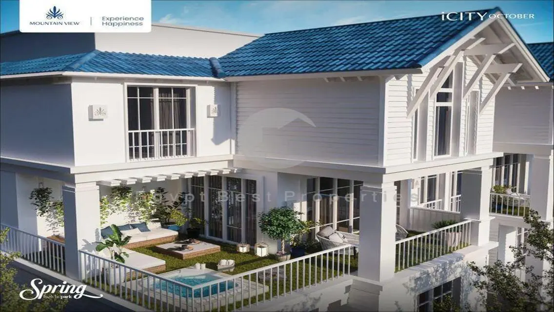 Independent villa for sale with mountain view