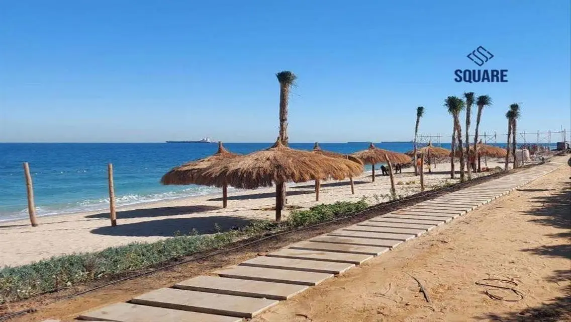 عرض محدود شاليه على البحر 5%مقدم و قسط على 10 سنين