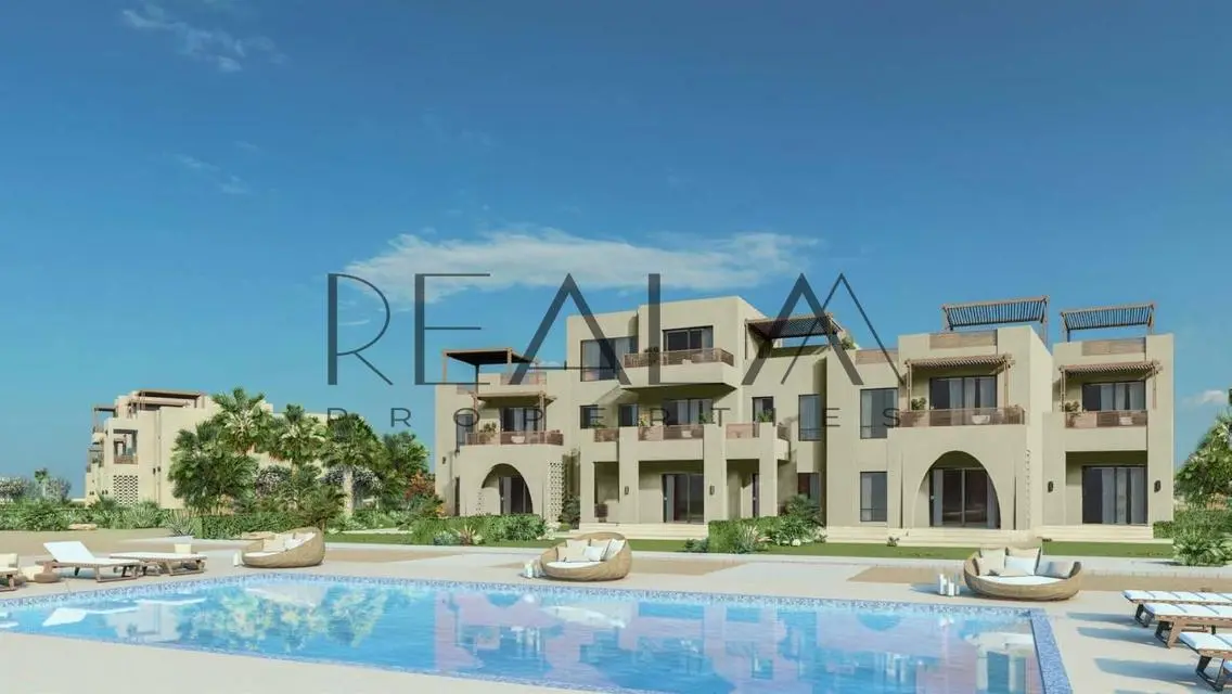 Sea view Apartment finished by Orascom w ACs|Gouna