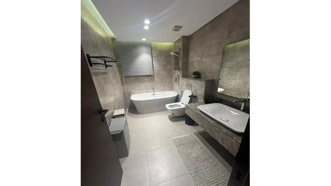 Hotel apartment with a distinctive view