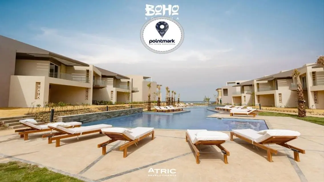Chalet for sale ready to move SEA View ain sokhna