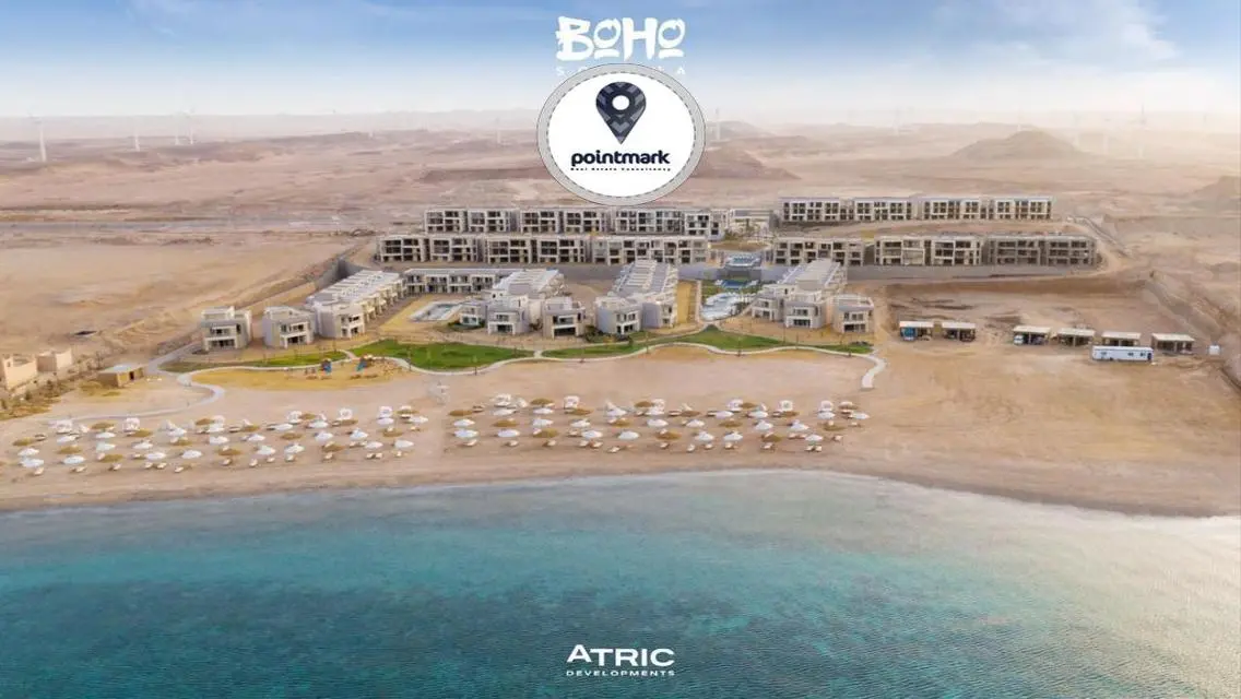 Chalet for sale ready to move SEA View ain sokhna
