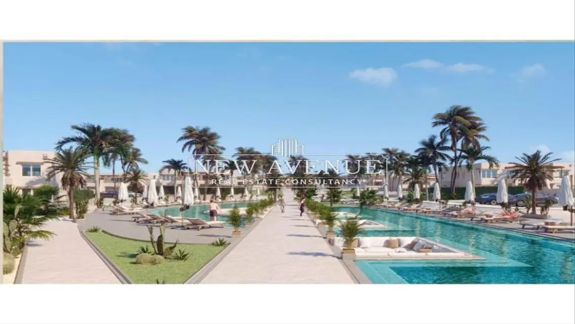 شاليه متشطب بالكامل على البحر في هاسيندا ويست