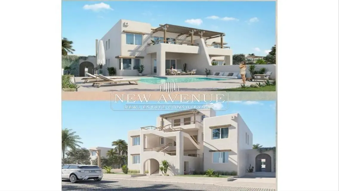 شاليه متشطب بالكامل على البحر في هاسيندا ويست