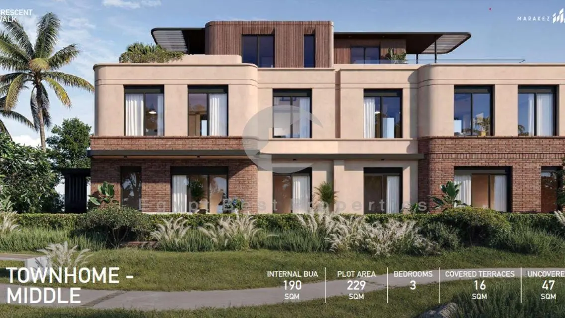 town house for sale in marakez block 3 units onlyy