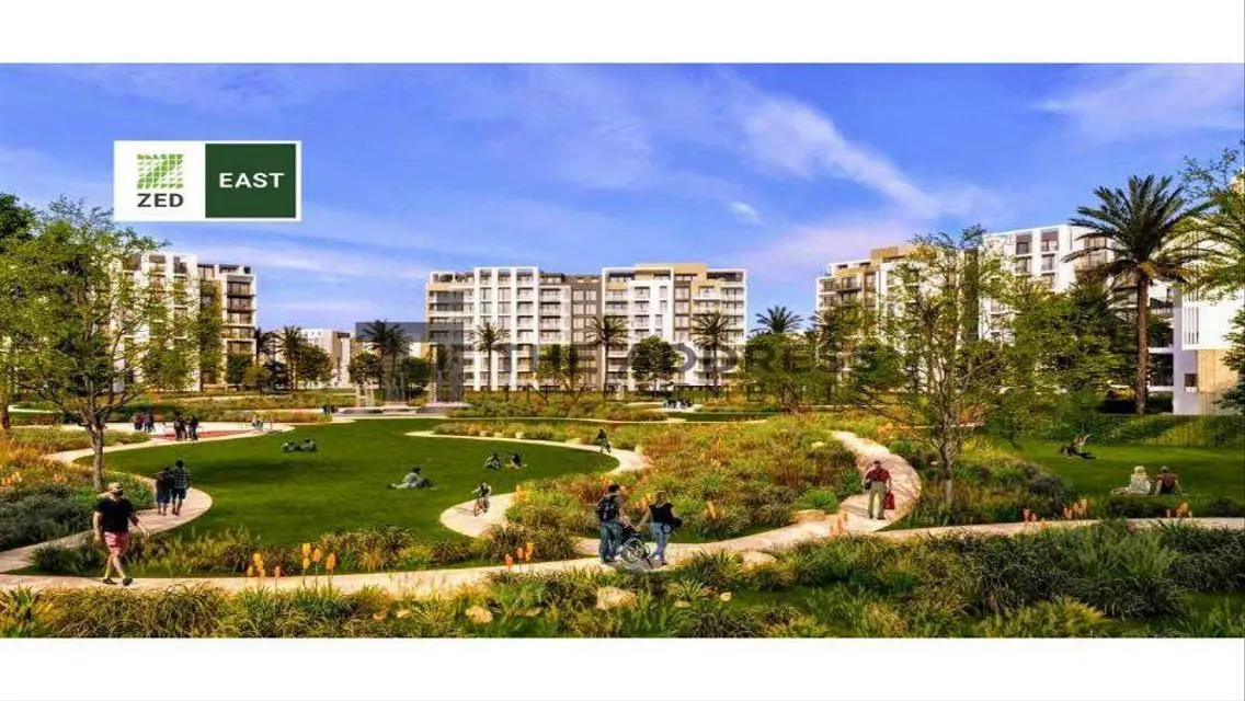 شقة متشطبة للبيع بكمبوند zed east بالتجمع الخامس