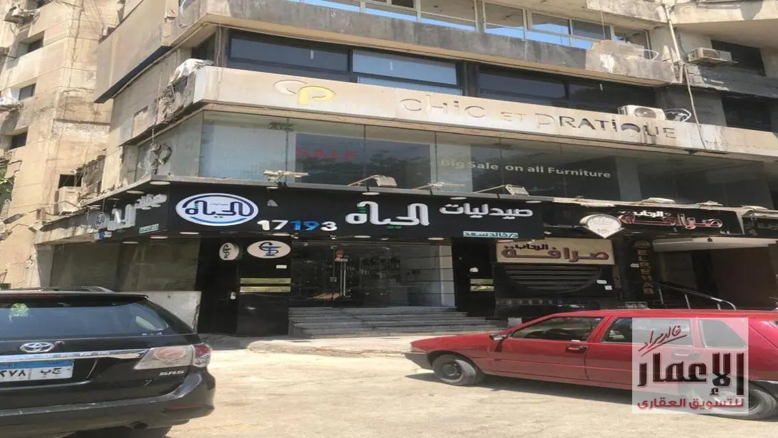 محل للبيع المهندسين  علي شارع جامعه الدول العربيه