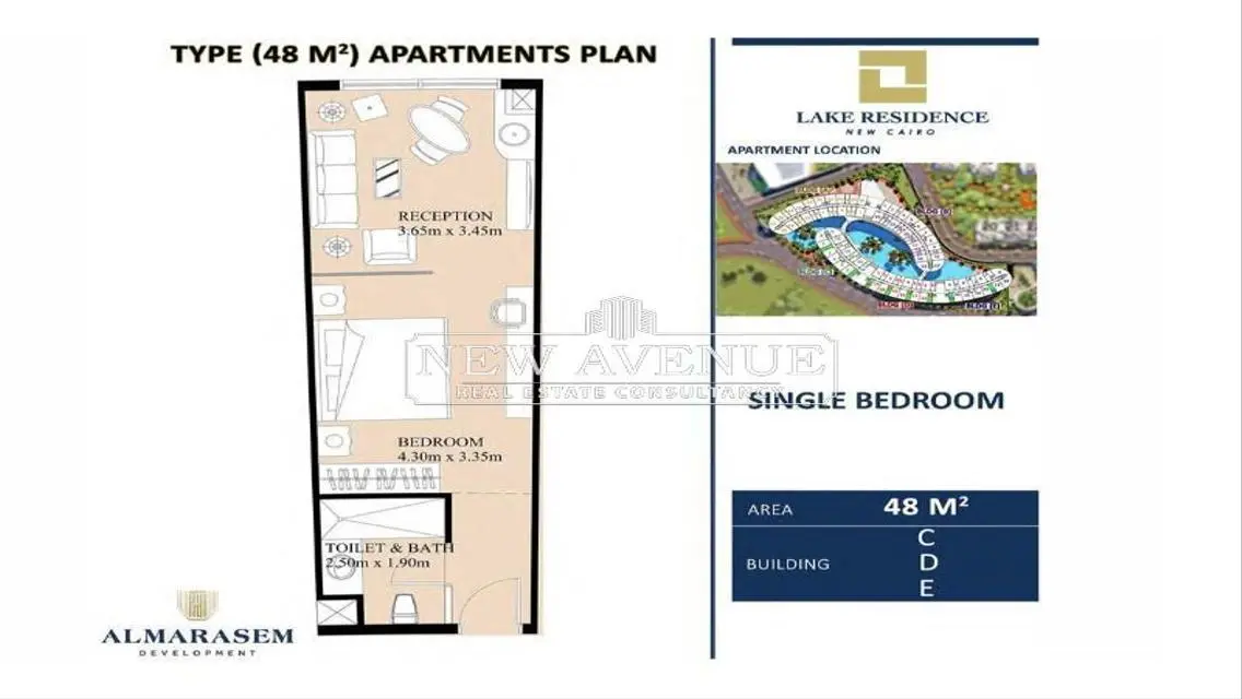 Investement opportunity Studio operated by Rotana Hotel